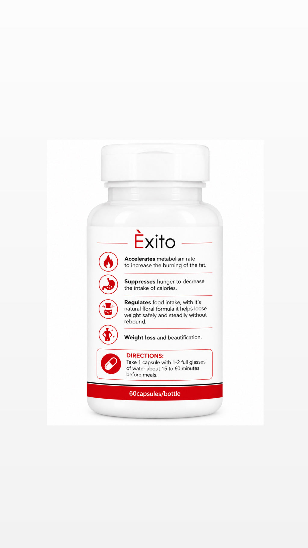 Exito Organic Herbal Slimming Capsules - 60